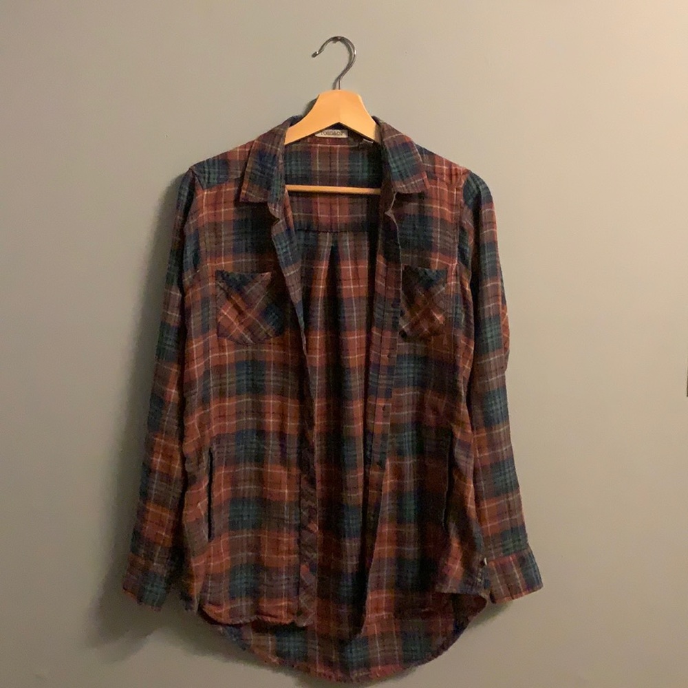 Women’s Plaid Flannel Shirt